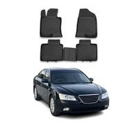 Tapis de sol pour Hyundai Sonata VI 2010-2015 caoutchouc TPE 3D Noir 4Pcs