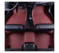Tapis De Sol pour Jeep pour Cherokee 2014 2015 2016 2017 Tapis De Sol 3D en Similicuir(Wine Red 5 Seat)