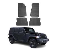 OMAC Tapis de Sol pour Jeep Wrangler 2018-2026 Noir Caoutchouc