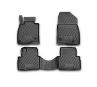 Tapis De Sol Pour Mazda 3 2013-2019 En Caoutchouc Tpe 3d Noir 4pcs