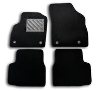 Tapis de Sol pour Opel Astra K (2015-2021), avec Talonnette en Caoutchouc renforcé et Boutons de Fixation