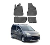 Tapis De Sol Pour Peugeot Partner Tepee 2008-2018 Caoutchouc Tpe Noir 4x