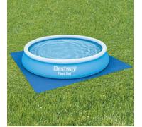Tapis de sol pour piscine - Bestway - Flowclear - 396x396 cm - Bleu