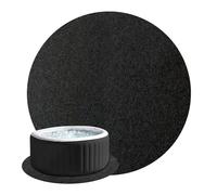 Tapis de Sol pour Piscine et Bains à Remous, 3,7m Rond Tapis de Sol Piscine, Tapis De Sol De Piscine, Tapis De Revêtement De Piscine Rond, Tapis de Protection Sol et Bâtiment, Feutre Absorbant l'eau