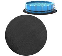 Tapis De Sol pour Piscine Ronde 305 Cm - Tapis De Sol Antidérapant, Tapis De Piscine Pliable, Revêtement De Piscine Résistant Aux UV Et Aux Déchirures, Tapis De Sol Lavables pour Piscines Et Cuve