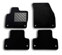 Tapis de Sol pour Range Rover Evoque I 2011-2019 sur Mesure, antidérapant, Talonnette en Caoutchouc renforcé et Boutons de Fixation