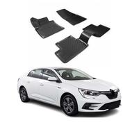 Tapis de sol pour Renault Megane 2016-2021 SD en caoutchouc TPE 3D Noir 4Pcs