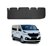O.M.A.C. Tapis de sol pour Renault Trafic III 2014-2023 2e rangée TPE 3D Noir 1 pièce
