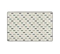 Tapis de sol pour salon, chambre à coucher, décoration de chambre à coucher, esthétique, petit tapis rectangulaire 9,1 x 152,4 cm, antidérapant, lavable, 152,4 x 99,1 cm