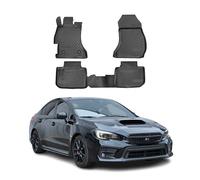 Tapis de Sol Compatible avec Subaru WRX STI 2014-2021 Caoutchouc TPE Noir