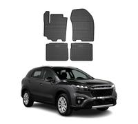 Tapis de Sol pour Suzuki SX-4 S-Cross 2018-2021 Caoutchouc Noir