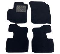 Tapis de Sol pour Suzuki SX4 2006-2014 sur Mesure, antidérapant, Talonnette en Caoutchouc renforcé, Noir