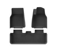 Tapis de Sol pour Tesla Model Y 2025 RHD, Imperméable Protecter Toutes Saisons Antiderapant Facile à Nettoyer Accessoires,Metallic Carbon Fiber