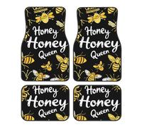 Tapis de Sol pour Voiture Honey Bee, Lot de 4 pièces, antidérapants, Toutes Saisons, Avant et arrière, pour SUV, Accessoires de Voiture