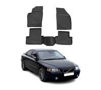 Tapis de sol pour Volvo S60 2001-2009 SD en caoutchouc TPE 3D Noir 4Pcs