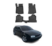 Tapis de sol pour VW Golf IV 1997-2006 en caoutchouc TPE 3D Noir 4Pcs