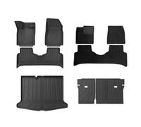 Tapis De Sol pour VW ID.3 2021-2025 Coffre Et Dossier | Tapis de sol amovibles et lavables, double couche(Double-layer mat 9PC)