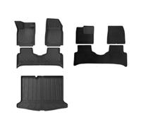 Tapis De Sol pour VW ID.3 2021-2025 Coffre Et Dossier | Tapis de sol amovibles et lavables, double couche(Double-layer mat 7PC)