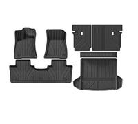 Tapis De Sol Pour VW ID.7 Pour VIZION 2024, 2025, 2026, Tapis De Coffre, Tapis De Dossier, Antidérapants Et Imperméables. Tapis De Sol Voiture Tous Temps(Ensemble complet de 6 pièces)