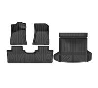 Tapis De Sol Pour VW ID.7 Pour VIZION 2024, 2025, 2026, Tapis De Coffre, Tapis De Dossier, Antidérapants Et Imperméables. Tapis De Sol Voiture Tous Temps(4 pièces)