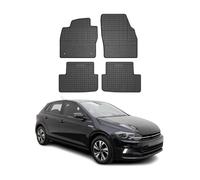 Tapis de Sol pour VW Polo 2017-2022 Caoutchouc Noir