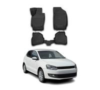 OMAC VW Polo V à partir de 2009 hatchback Tapis de sol en caoutchouc polymère haute 3d Tapis de voiture