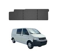 OMAC Tapis de Sol Compatible avec VW Transporter T5 2003-2015 Noir Caoutchouc