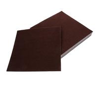 Tapis de Sol Puzzle 10 Pièces en Fibre Polyester Marron | Dalles Lisses, Entretien Facile, pour Sols Carrelés ou Parquet, Espace de Jeu Maison, Style Simple Moderne