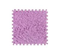 Tapis de Sol Puzzle en Mousse Dalles de Sol en Mousse Moelleuses Épaisseur 1cm 10pcs Antidérapantes pour Chambre Salle de Jeux Salon Créer Une Zone Sûre-Purple||30 * 30cm/12 * 12in