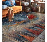 Tapis de sol rectangulaire à poils courts pour salon, chambre à coucher, salle de classe, dortoir, université, 1,5 x 2,1 m