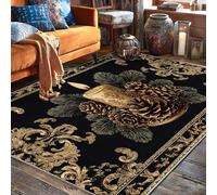 Tapis de sol rectangulaire à poils courts pour salon, chambre à coucher, salle de classe, université, dortoir, 1,5 x 2,1 m