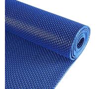 Tapis de sol rectangulaire antidérapant en PVC imperméable pour intérieur et extérieur - Pour salle de bain et cuisine - 90 x 350 cm