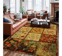 Tapis de sol rectangulaire avec envers antidérapant pour salon, chambre à coucher, salle de classe, dortoir, université, 1,8 x 2,7 m