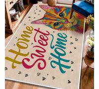 Tapis de sol rectangulaire avec envers antidérapant pour salon, chambre à coucher, sous le lit, appartement, décoration d'intérieur, 1,2 x 1,8 m