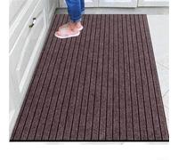 Tapis de sol robuste 50 x 80 cm avec dos en PVC antidérapant | Fibre de polyester robuste, fond caoutchouté, empêche les accidents de glisser et les zones très fréquentées