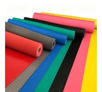 Tapis de Sol, Rouleau de Revêtement de Sol en PVC pour Garage et Parking | Antidérapant, Léger, Antidéformation, Antihuile, Découpable, pour Sols Durs, Usage Intensif(Green,1x2m/3.2x6.5ft)