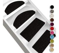 Tapis de sol Shaggy Sphinx demi-rond 19 x 56 cm noir