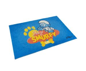 Tapis de sol Smurfs Duvoplus Bébé Schtroumpf Bleu 60x40x0,6 cm