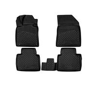 Element Tapis de Sol sur Mesure en Caoutchouc Compatible avec Peugeot 508 2019- SW, Noir