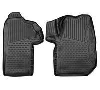Tapis de Sol sur Mesure en Caoutchouc Compatible avec Renault Master 2010-3rd gen Van Front Seats Row 3 pcs