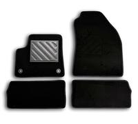 Tapis de Sol sur Mesure pour Citroën E-C3 IV 2024 - Moteur électrique, antidérapant, avec Talonnette en Caoutchouc renforcé, Boutons de Fixation