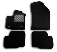 Tapis de Sol sur Mesure pour Dacia Lodgy 5/7 Places de 2012-2022, antidérapant, Talonnette en Caoutchouc renforcé, Boutons de Fixation