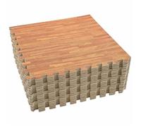 Tapis de sol - tapis de gym - tapis de yoga Vidaxl Tapis de sol de piscine 24 pcs Marron 8 64 Mousse EVA