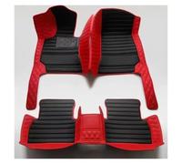 Tapis De Sol Tapis De Sol De Voiture À Couverture Complète, en Cuir Artificiel, pour Hyundai pour Genesis G80 2020 - 2023 Accessoires D'intérieur Voiture Tapis Auto(Red Black)