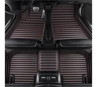 Tapis de Sol Tapis de Sol de Voiture en Cuir 5D à Rayures personnalisées pour BMW 6 G32 GT 2017-2023 Accessoires intérieurs(B 5 Seat)