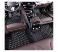 Tapis De Sol Tapis De Sol De Voiture en Cuir Artificiel, pour Hyundai, pour Genesis GV80 2020 - 2023, Accessoires De Détails Intérieurs Tapis Voiture(Tout Noir)