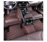 Tapis de Sol Tapis De Sol Voiture Personnalisé pour BMW X6 E71 2008 2009 2010 2011 2012 2013 2014 Détails Intérieurs Accessoires Tapis antidérapant Voiture(Café)