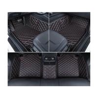 Tapis de Sol Tapis Sol Voiture Personnalisé en Cuir PU pour BMW Série 7 E38 1994-1998 1999 2000 2001 Accessoires D'intérieur Antidérapant Antidérapant Auto(B-Red)