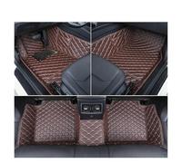 Tapis de Sol Tapis Sol Voiture Personnalisés en Cuir PU pour BMW Série 7 E65 2001-2007 2008 Accessoires D'intérieur Antidérapant Intérieur Antidérapant Auto(Café)