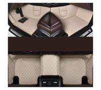 Tapis de Sol Tapis Sol Voiture Personnalisés en Cuir PU pour BMW Série 7 E65 2001-2007 2008 Accessoires D'intérieur Antidérapant Intérieur Antidérapant Auto(Beige)